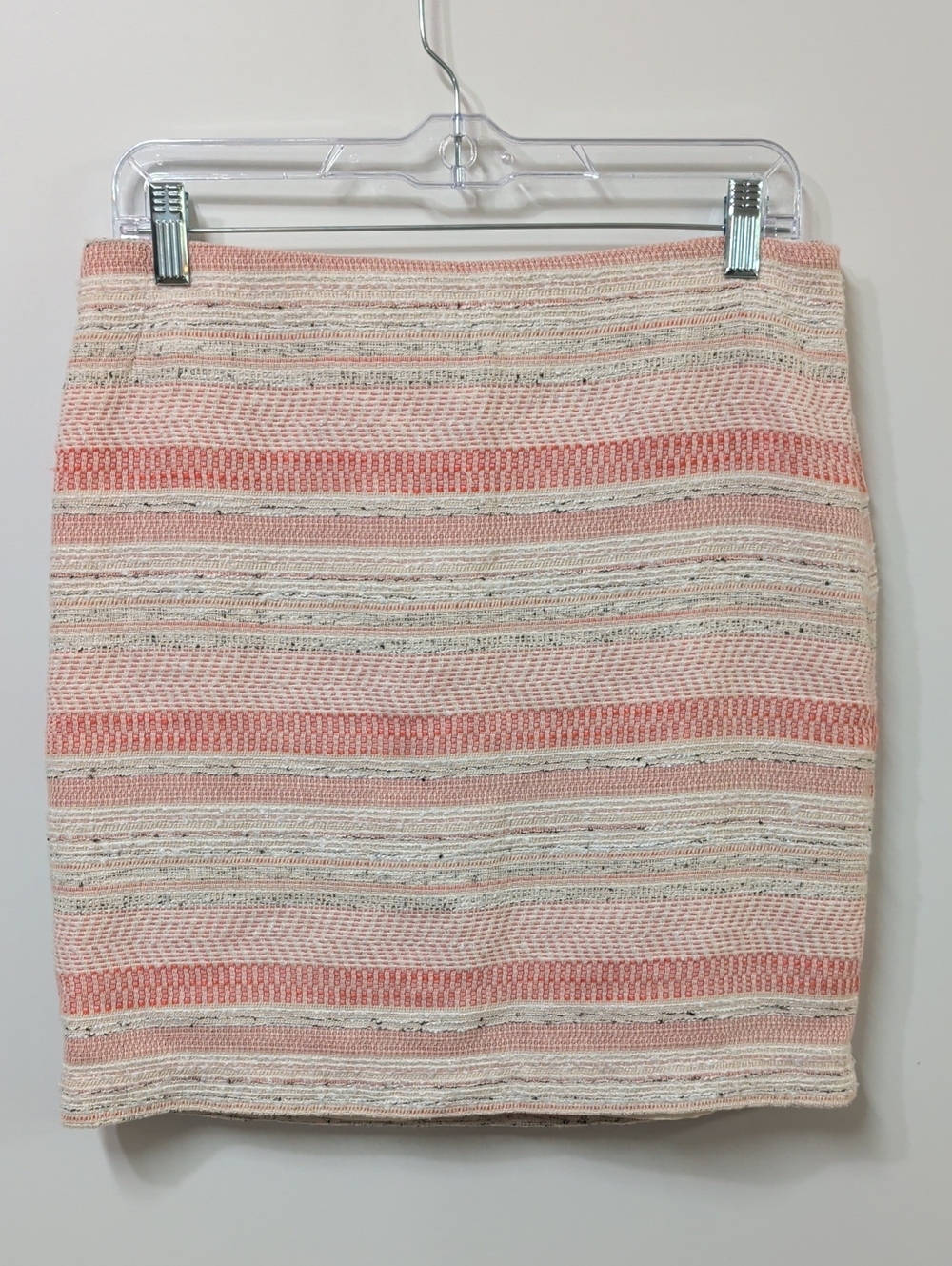 Katherine Barclay Montreal Striped Tweed Mini Skirt Size 6